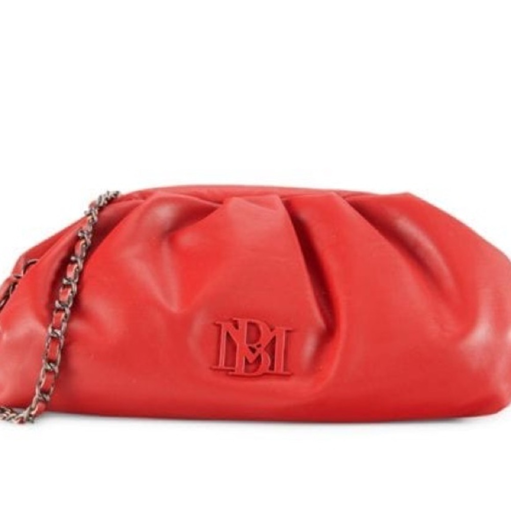 Badgley Mischka Pouch wrapped body crossbody/clutch - Red MSRP $149